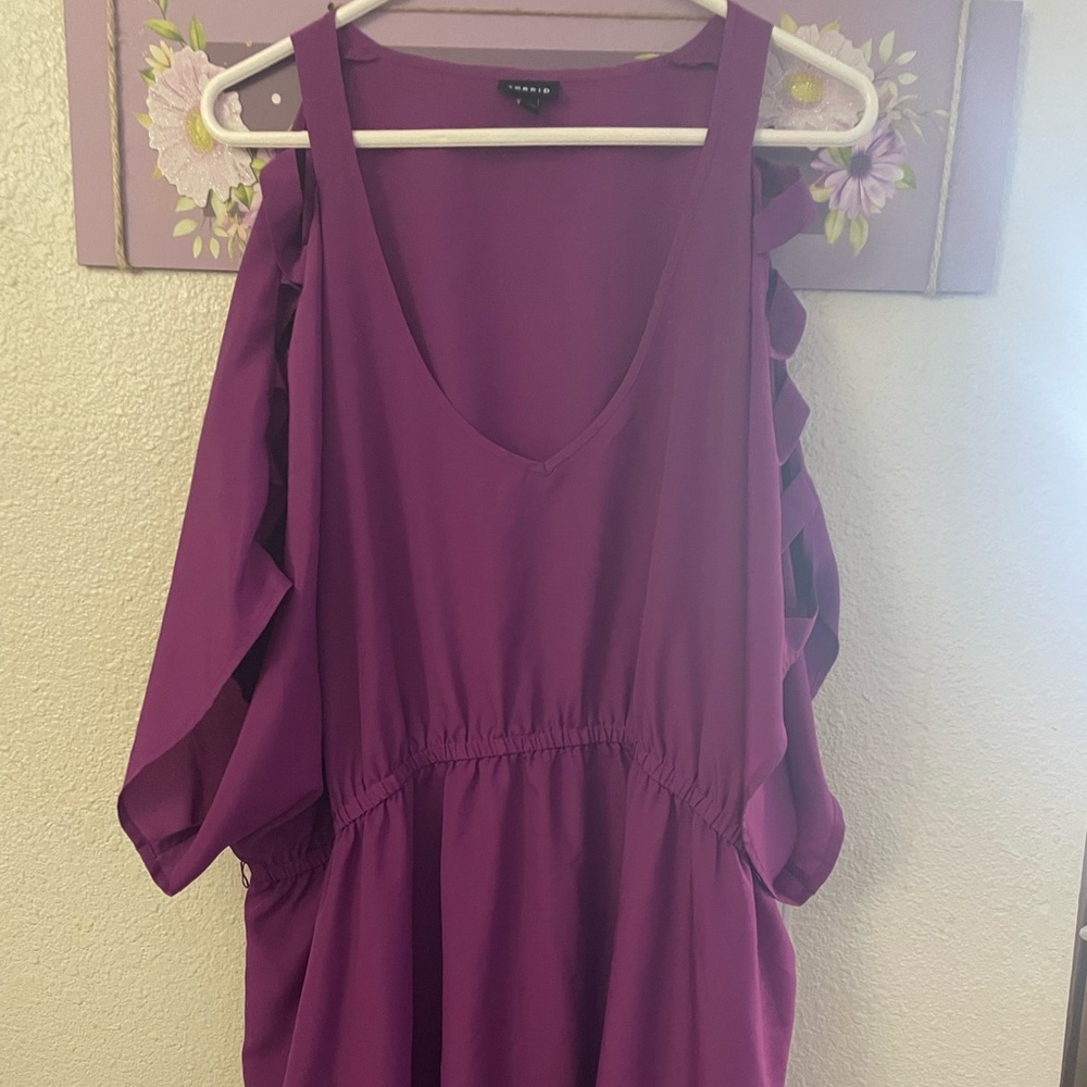 Cold Shoulder Blouse / Dress from Torrid 5x